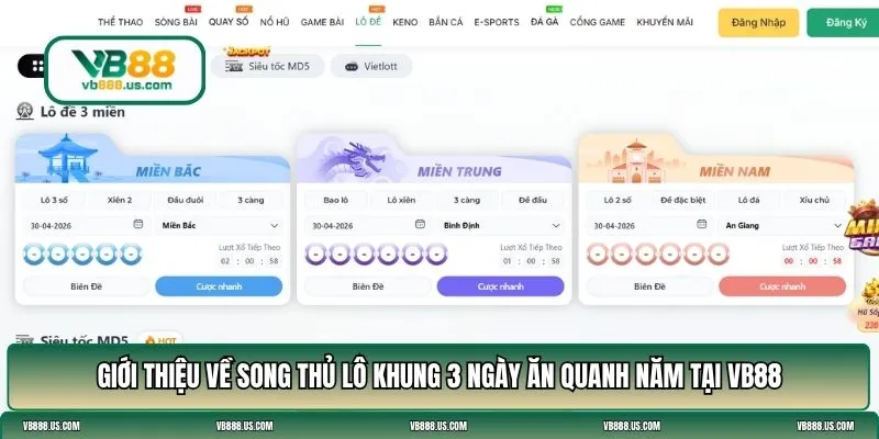 song thủ lô khung 3 ngày ăn quanh năm