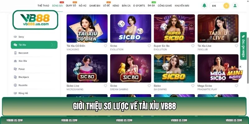 tài xỉu VB88